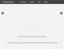 Tablet Screenshot of colaberry.com